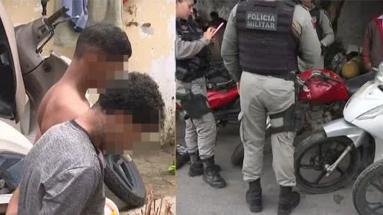 Dois homens foram presos na operação - Reprodução / TV Pajuçara