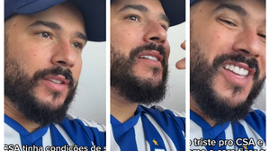 Imagem "Tinha 0% de chance de ser rebaixado e conseguiu essa proeza", diz humorista Ed Gama sobre CSA