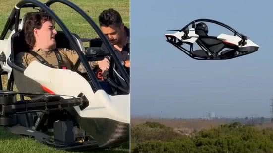 Quem é bilionário de 32 anos que comprou 'carro voador' por R$ 700 mil - Reprodução / Youtube Jetson