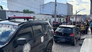 Polícia Militar fez o isolamento na área do crime - Reprodução / Ítalo Timóteo
