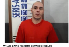 Willis David Peixoto de Vasconcelos estava foragido desde as primeiras horas dessa sexta-feira, 5 - Foto: Reprodução/SSP
