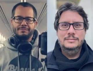 Fotógrafo Rubens Crispim Jr. (à esquerda) e cineasta Luiz Ferraz (à direita) estavam em avião que caiu no Pantanal - Arquivo Pessoal