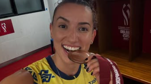 Gabi, ponteira e capitã da Seleção Brasileira - Reprodução / Instagram