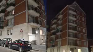 Prédio em que homem se jogou do 4º andar e atingiu idosa, em Milão - Reprodução / II Giorno