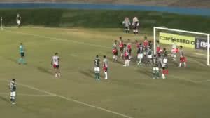 Imagem contando 12 jogadores do Anápolis em campo - Reprodução