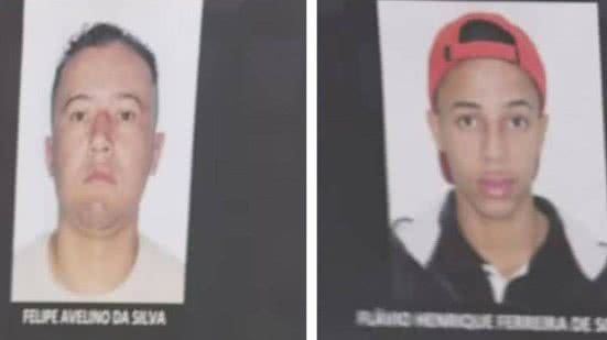 Felipe Avelino da Silva, vulgo Masquerano, e Flávio Henrique Ferreira de Souza, 24, e são acusados pela morte de Ruy Fontes - Reprodução / TV Globo
