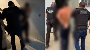 Suspeito de bater em mulher com cabo de vassoura e queimá-la com colher quente é preso - Reprodução / PC-AL