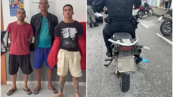 Imagem Mais 3 fugitivos do Baldomero são capturados com moto roubada em União dos Palmares