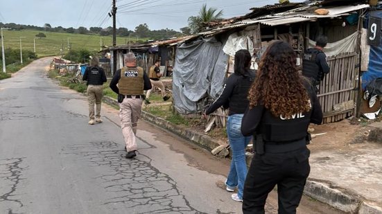 Adolescente suspeito de estuprar prima de 6 anos é apreendido em Arapiraca - Divulgação / PC-AL