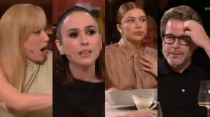 Imagem Tatá Werneck gera climão ao cogitar romance entre Grazi Massafera e Murilo Benício