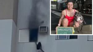 Advogada e crossfiteira: quem é a mulher que se pendurou para fora de prédio para salvar familiares de incêndio - Reprodução / Redes sociais