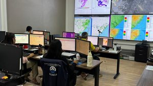 Sala de alerta da Secretaria de Estado do Meio Ambiente e dos Recursos Hídricos (Semarh) - Foto: Agência Brasil