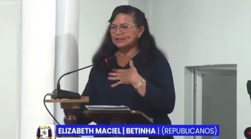 Vereadora do Amazonas diz ser 'a favor da violência contra mulher' durante sessão - Foto: Reprodução/Redes Sociais