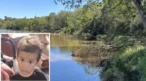 O corpo de Arthur da Rosa Carneiro, de 2 anos de idade, foi encontrado nesta terça-feira (14) por um pescador na margem do Rio Tibagi - Arquivo da família | Divulgação / PMPR