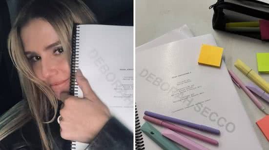 Deborah Secco comemora início das gravações de 'Bruna Surfistinha 2' - Reprodução