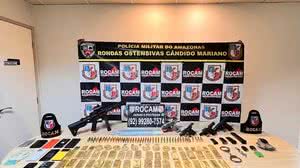 Dois policiais militares e um policial civil são presos com cerca de 72 kg de ouro no Amazonas - Divulgação / PMAM