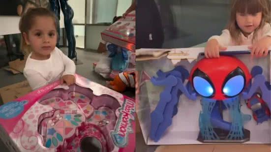 Filhos de Virginia Fonseca ganham presentes de Vini Jr. e agradecem - Reprodução / Instagram