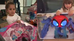 Filhos de Virginia Fonseca ganham presentes de Vini Jr. e agradecem - Reprodução / Instagram