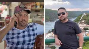 Jonas da Silva Filho (esquerda) e Celso da Silva (direita) morreram por suspeita de intoxicação por metanol - Reprodução