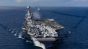 Porta-aviões USS Gerald Ford, navio principal do grupo de ataque USS Gerald Ford da Marinha dos Estados Unidos - Alyssa Joy / Marinha dos Estados Unidos