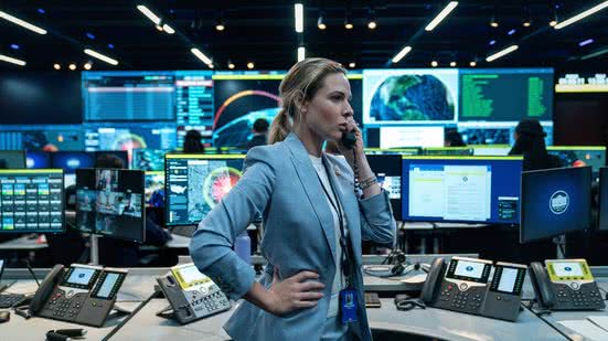 A atriz Rebecca Ferguson em cena no filme 'Casa de Dinamite' - Eros Hoagland / Divulgação