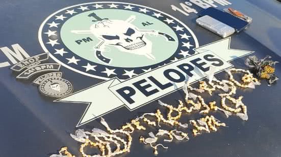 Suspeito de tráfico é preso com mais de 330 pedras de crack em Messias - Ascom PMAL