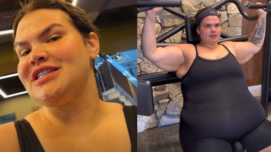 Imagem Thais Carla faz tour pelo corpo ao revelar resultado da bariátrica