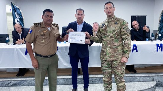 Coronel Enio Bolivar é homenageado pelo Bope - Foto: Cortesia ao TNH1