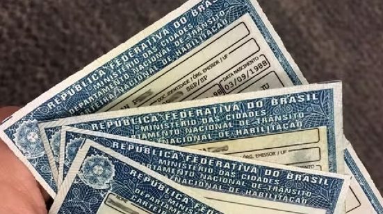 CNH Carteira Nacional de Habilitação - Foto: g1