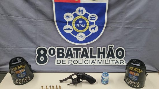 Material apreendido foi levado à Central de Flagrantes, no Tabuleiro do Martins - Foto: Cortesia/PM