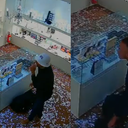 Homem e comparsa ficaram por cerca de 15 minutos dentro do estabelecimento; funcionária foi rendida e obrigada a entregar os produtos - Reprodução