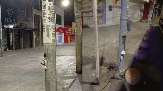 Novos furtos de cabos e vandalismo em equipamentos são registrados no Centro da capital alagoana - Ilumina Maceió