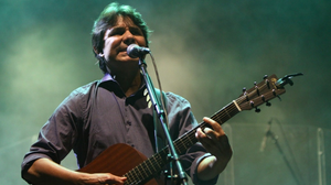 Show do cantor e compositor, Lô Borges, em comemoração 40 anos do Clube da Esquina na praçaa da Reitoria da UFMG, no Campus Pampulha - Foto: Rodrigo Clemente/Estado de MInas