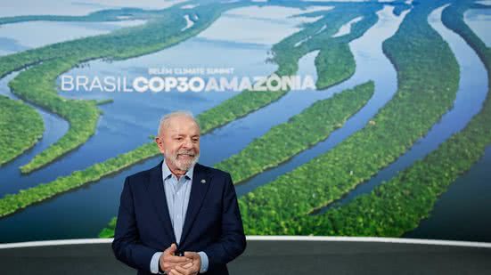 O presidente Lula abriu a Cúpula do Clima, no final da manhã desta quinta-feira (6), em Belém - Ricardo Stuckert / PR