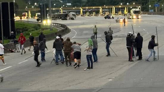 Mancha assume responsabilidade por ataque a torcedores do Cruzeiro - Reprodução