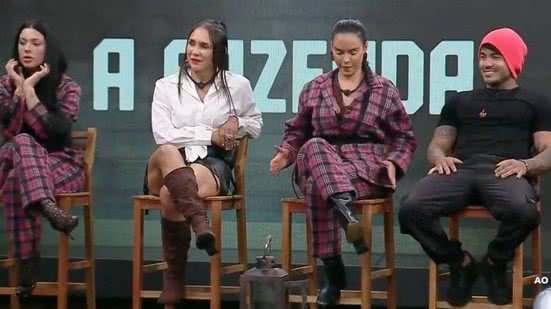 Rayane está na roça; Yoná, Tamires e Wallas disputam prova do fazendeiro - Reprodução / Record