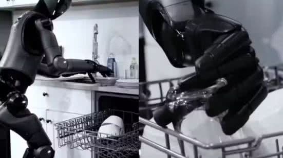 Imagem Robô doméstico dobra roupa e lava louça, mas valor assusta; veja vídeo