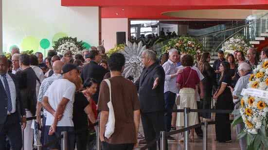 Velório do cantor e compositor Lô Borges, no Foyer do Palácio das Artes em Belo Horizonte/MG. Lô Borges foi um dos fundadores o movimento musical Clube da Esquina ao lado de Milton Nascimento e - Fotoarena / Folhapress