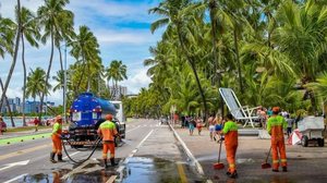 Prefeitura de Maceió prepara programação especial de limpeza para Réveillon na capital. - Foto: Itawi Albuquerque/Secom Maceió