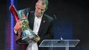 Bap, presidente do Flamengo, no Prêmio Brasileirão - CBF