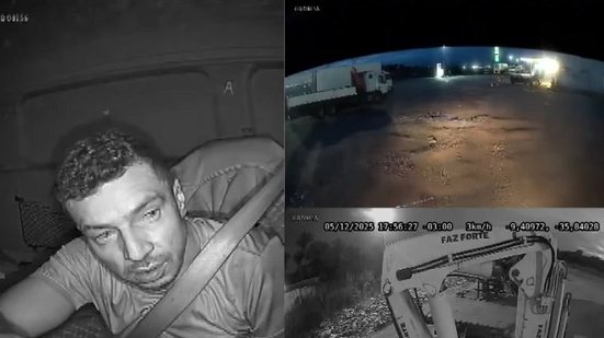 Caminhoneiro Elcio Carlos Francisco Bueno, 41, foi encontrado com vid - Reprodução / TV Pajuçara