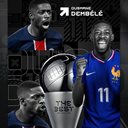 Dembélé confirma favoritismo e leva prêmio de melhor do mundo da Fifa - Divulgação / FIFA