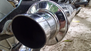 Escapamento irregular foi apreendido - Foto: Reprodução