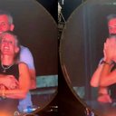 O ex-CEO da Astronomer, Andy Byron, foi flagrado com sua então diretora de RH, Kristin Cabot, em um momento íntimo durante um show do Coldplay em Boston - Reprodução / X