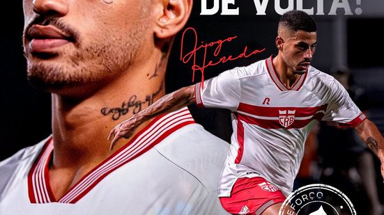 CRB anuncia retorno do lateral-direito Hereda, que estava no Sport - Divulgação / CRB