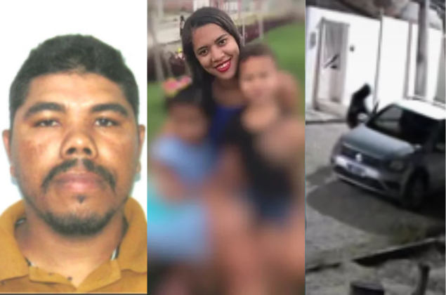 José Gomes da Silva Filho é o suspeito do feminicídio e está foragido desde o crime - Montagem TNH1