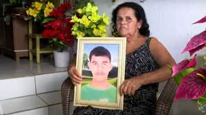 Maria José da Silva, mãe do jovem Davi da Silva - Reprodução / TV Pajuçara