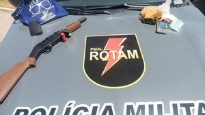 Imagem Ação da PM em três bairros prende quatro suspeitos com armas de fogo e cartelas de Rohypnol