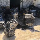 No total, as equipes apreenderam 18 motores de automóveis, além de nove caixas de câmbio com numeração suprimida - Foto: Ascom PM