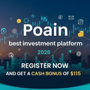 Imagem Cadastre-se agora e ganhe um bônus em dinheiro de US$ 115: por que a Poain está sendo considerada a melhor plataforma de investimentos em 2026